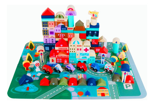 Juego Didactico City 115 Pcs - Kidscool