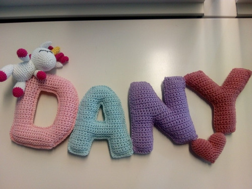 Letras Amigurumi Tejidas A Crochet