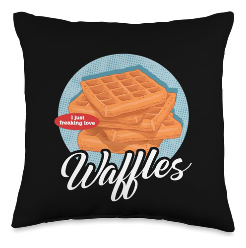 Fabricante De Gofres | Almohada Decorativa Amo Los Gofres