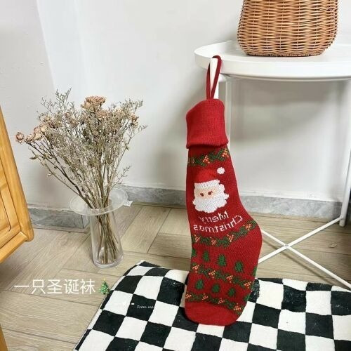 Imagen 5 de 10 de Adorno Navideño Media Bota Calcetín Decoración Navidad