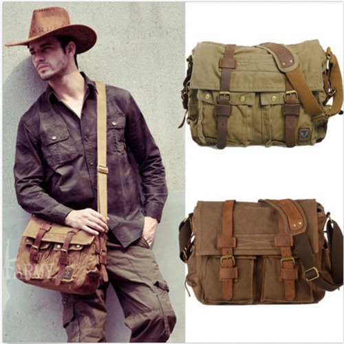 Bolso Bandolera Para Hombre, Bandolera, Bolso De Lona Para H