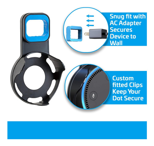 Coby 2da Generación Echo Dot Soporter Montaje De Pared Para
