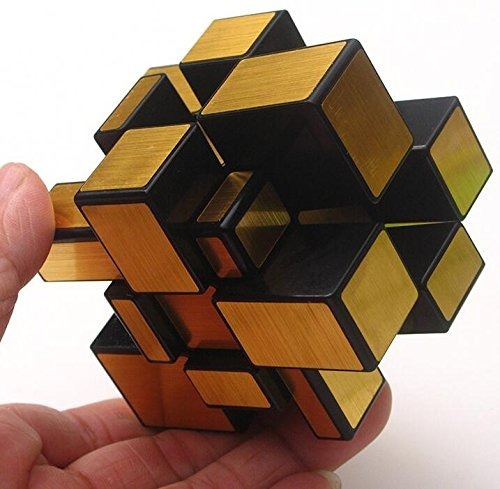 Cubo Rubik Qiyi Mirror 3x3 Speed Dorado Original