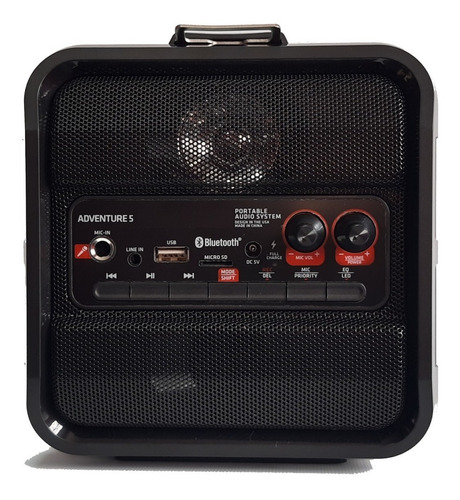 Parlante Portatil Bluetooth Usb Aux Novik Adventure 5