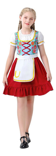 Vestido Dirndl Del Oktoberfest Para Niñas Y Niñas Alemán