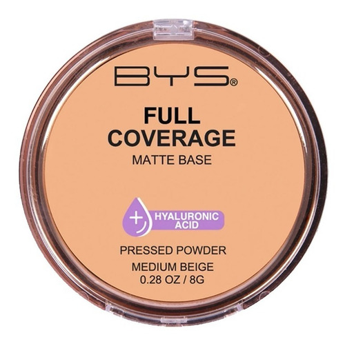 Polvo Compacto De Alta Cobertura Light Beige Bys Original