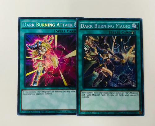 Dark Burning Magic + Dark Burning Attack. Yugioh!