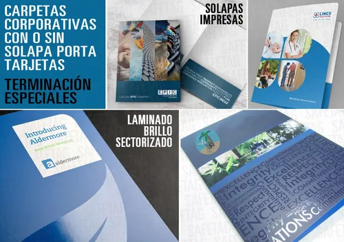 500 Folleto Flyer Volante Brochure Catalogo Diptico Color