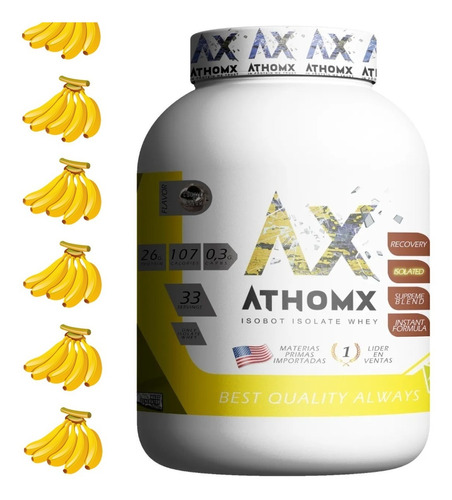 Proteina Isolada Athomx Isobot - Whey Protein Isolate X 1kg