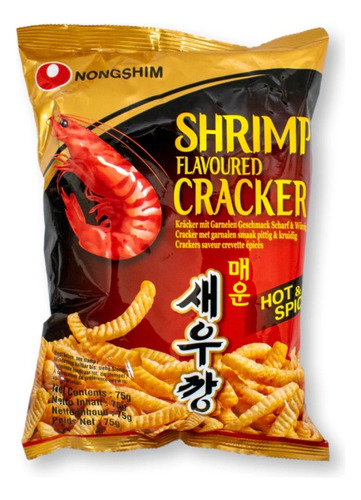 Crackers Langostino  Shrimp  Hot 75 Gr 