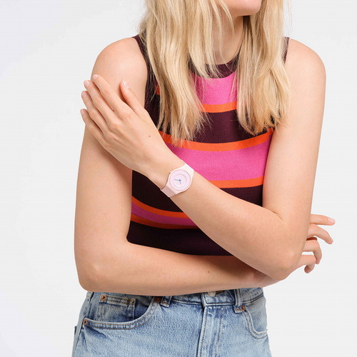Reloj Swatch Skin Caricia Rosa Ss09p100