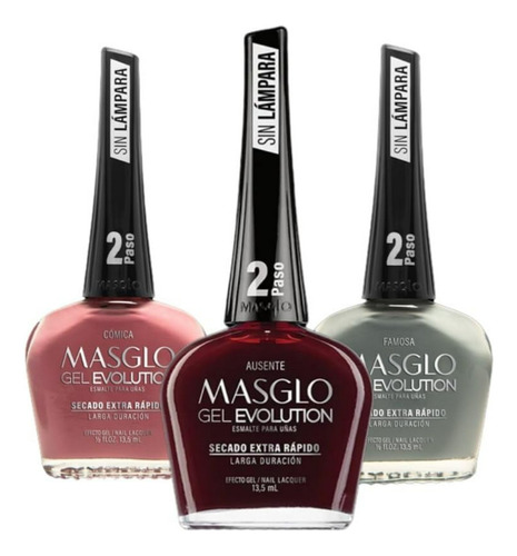 Masglo Gel Evolution: Efecto Gel Sin Uv/led, 12 Días De Dura