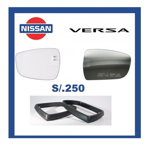 Espejos, Vidrios, Nissan Versa Originales+seguro+envío