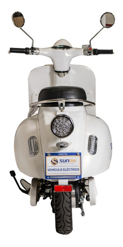 Imagen 3 de 20 de Moto Eléctrica Scooter New Vintage Sunra - Ahora 12 Rg
