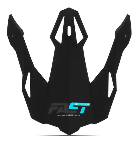 Pala Aba + Parafuso Capacete Fast 788 Solid Pro Tork Cross