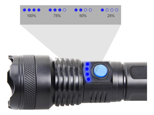 2 Linterna De Mano Linterna Led A Prueba De Agua Para