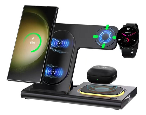 Cables And Adapters, 3-in-1 Wireless Charging