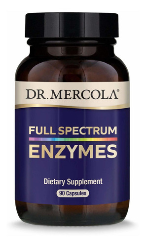 Dr. Mercola, Suplemento Dietético De Enzimas De Espectro Com