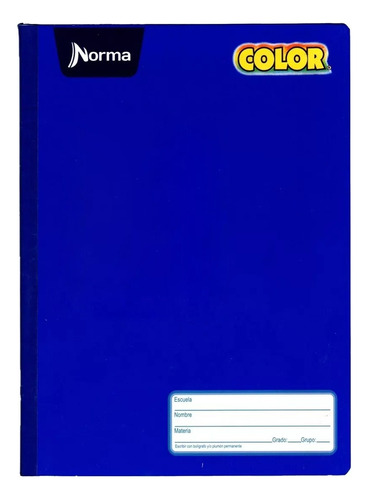 Cuaderno College 100hjs Norma Color  360 Cosido  Raya Pieza