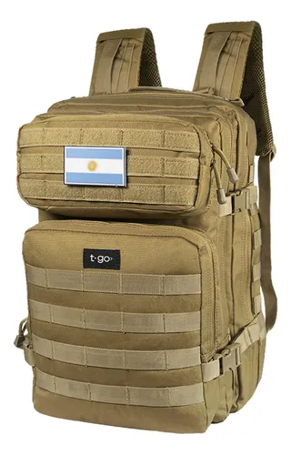 Riñonera Militar Táctica, Bolsa De Senderismo Y Campamento Color Caqui