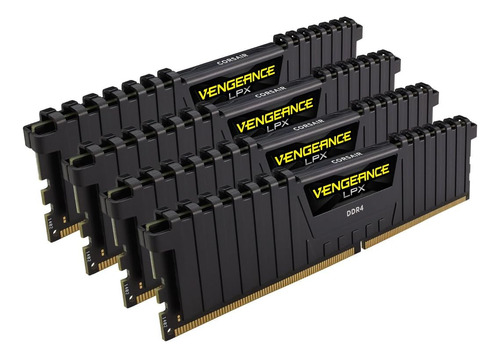 Ddr4 Dram Corsair Vengeance Lpx De 64 Gb (4 X 16 Gb), 2400 M