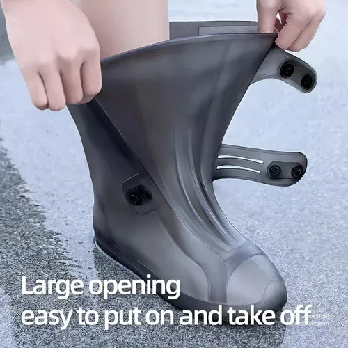 Botas Zapatos Impermeables Motocicleta Con Suela Protectores