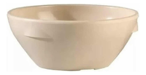 Plato Tazón Hondo Melamina Beige 500 Ml 36