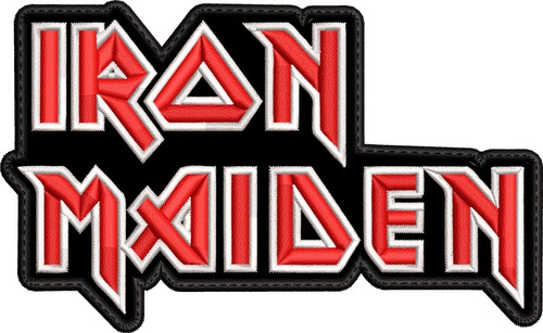 Parche Bordado Iron Maiden 12x7.3cm Metal/rock Clasico