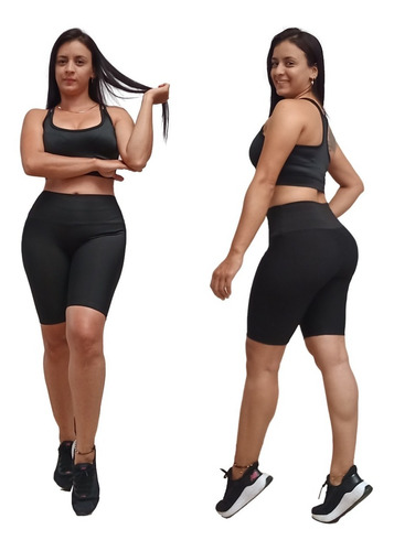 Conjunto Deportivo En Lycra Dama 2 Piezas Para Gimnasio