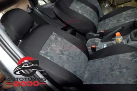 Fundas Cubre Asientos Tela Camuflada Vw Voyage/gol Trend