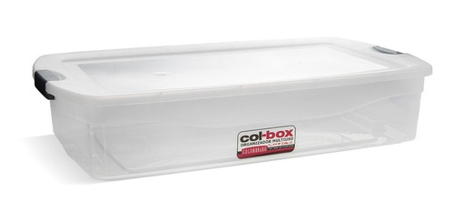 Caja Plástica Mega Col Box 36 Lt Ideal Bajo Cama Colombraro