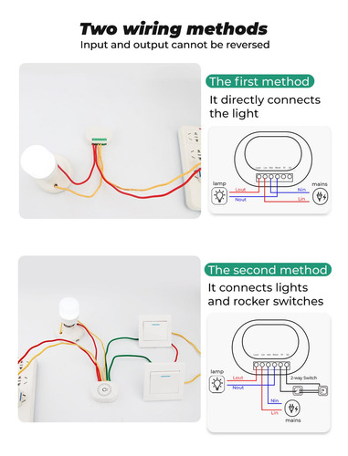 Interruptor Inteligente Wifi Módulo De Luz Blanco 16a