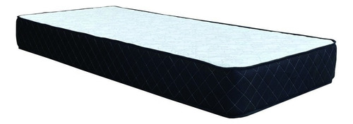 Colchón 1 plaza de espuma Aruma Espuma Mora gris y negro - 80cm x 190cm x 20cm