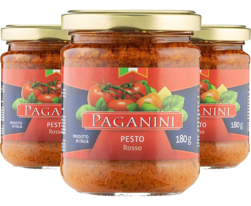 Molho Pesto Rosso Paganini 180g