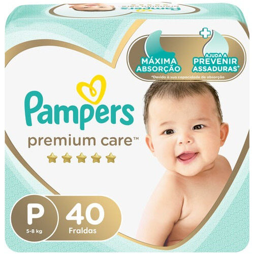 Pampers Premium Care Fralda Gênero Sem gênero Tamanho P