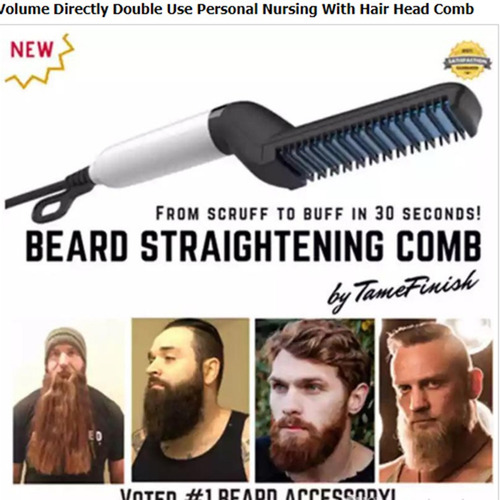Imagen 3 de 3 de Plancha Termica Para Alisado Barba Y Cabello Corto