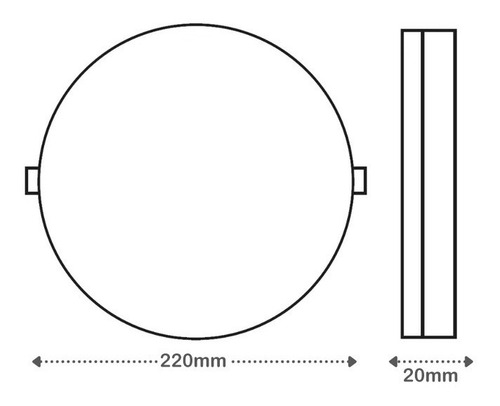 Kit 3 Plafon Led Redondo 32w 3000k, 2 Em 1 Sem Borda F2441