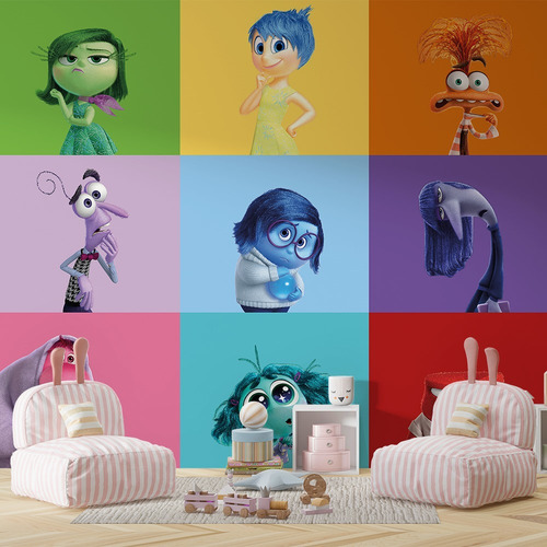 Papel De Parede Divertidamente Al 01 Raiva Alegria Nojinho Colorido