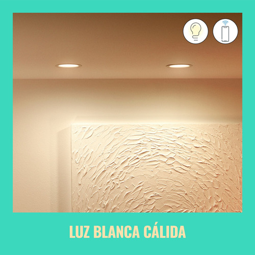 Imagen 8 de 8 de Wiz Downlight Inteligente 24w Luz Cálida Y Fría Wi-fi X2 Un.