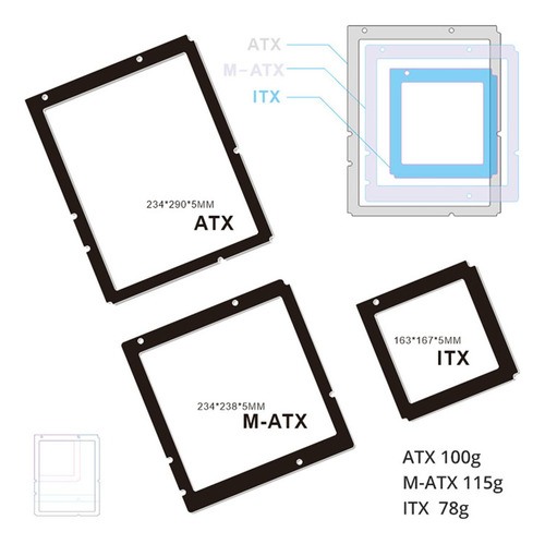 Placa Trasera Rgb 5 V Emisor De Luz Decorativo Argb Pequeña