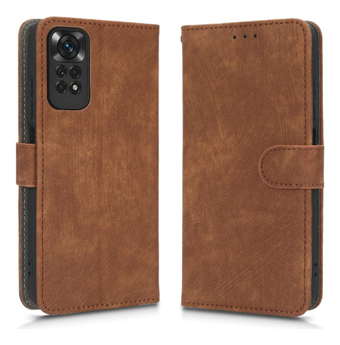 Funda Para Xiaomi Redmi Note 11 4g/note 11s Rfid Bloqueo Pu