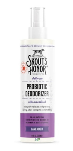 Skouts Honor Desodorante Perros Y Gatos Lavanda 236 Ml Np