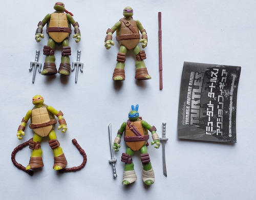Tortugas Ninjas Mutantes  Adolecentes Nickelodeon Takara Set