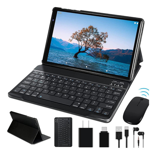 Android 13 Tablet 10   12gb Ram 128gb Rom, Con Mouse Teclado