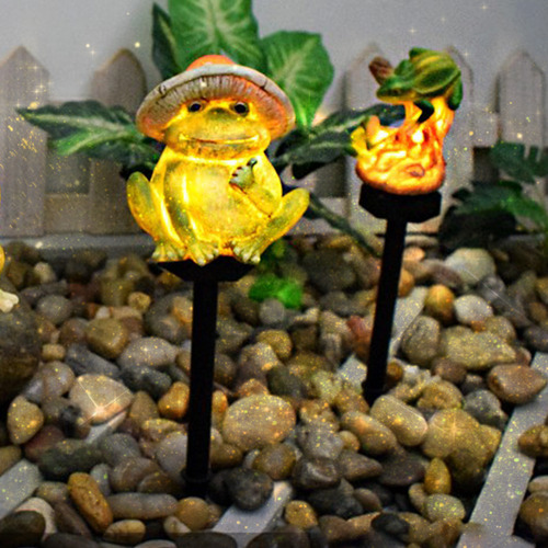 Luz Solar R Solar Frogs Para Decoración De Jardín Con Forma