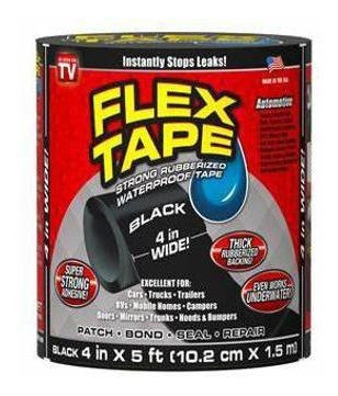 Flex Tape Black 4x5'