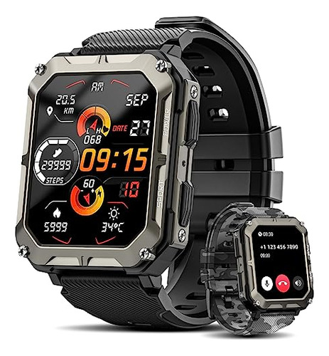 Reloj Inteligente Militar, 2022 1.69 &#39;&#39; Reloj I...