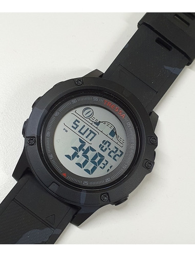 Reloj Tressa Digital Sumergible Militar Con Luz Garantia Of!