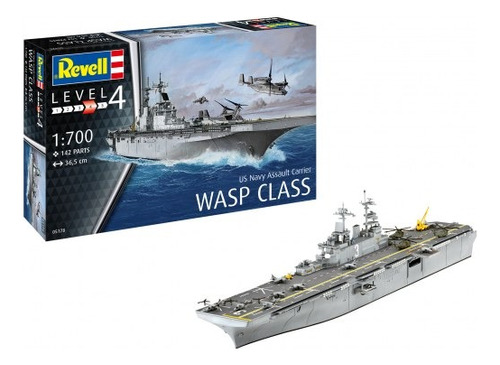 Assault Carrier Uss Wasp Class - 1/700