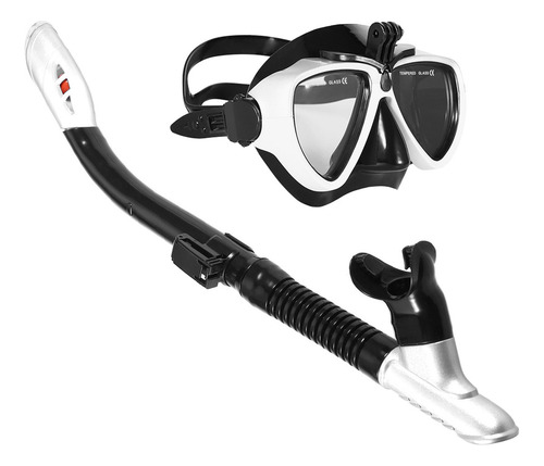 Set De Máscara De Buceo Y Esnórquel, Gafas De Natación Antiv